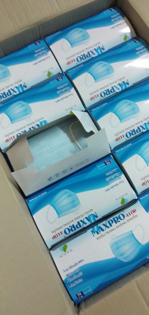 Khẩu Trang 4 Lớp Kháng Khuẩn Hộp 50 Cái (Màu Xanh) | BigBuy360 - bigbuy360.vn