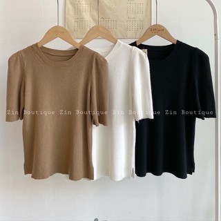Áo len cọc tay nhô vai