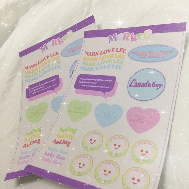 Sticker những câu nói bất hủ của Mark Lee NCT