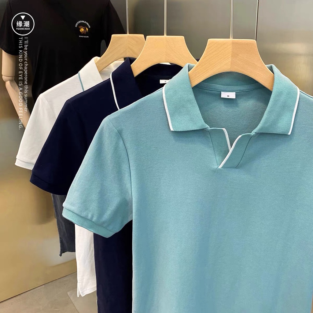 ÁO THUN NAM POLO THỜI TRANG MẪU MỚI 4 MÀU VẢI ĐẸP MỊN MÁT MÃ 24