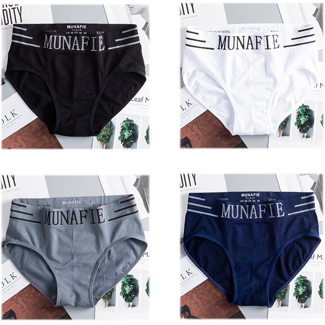 Combo 10 Quần Lót Nam Boxer Munafie Chính hãng, Sịp Đùi Co Giãn 4 Chiều, Free size 45-80kg | BigBuy360 - bigbuy360.vn