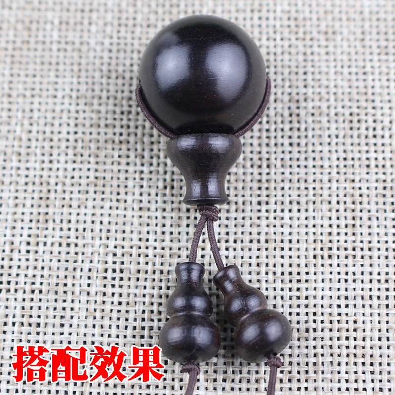 Phụ Kiện Hạt Gỗ Đàn Hương Nhỏ Màu Xanh Lá Cây Đàn Hương Hình Tháp Phật Dùng Làm Vòng Tay Đạo Phật DIY