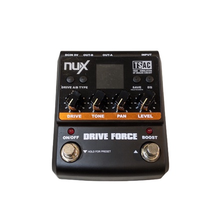 Phơ đàn guitar điện NUX DRIVE FORCE tạo nhiều tiếng Drive