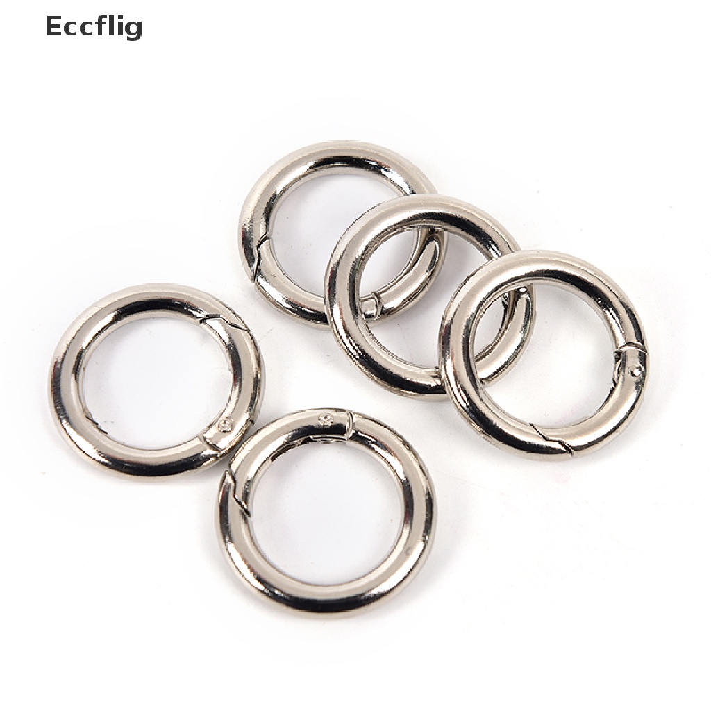 Set 5 Móc Treo Đồ Hình Tròn Bằng Kim Loại 31mm Tiện Dụng