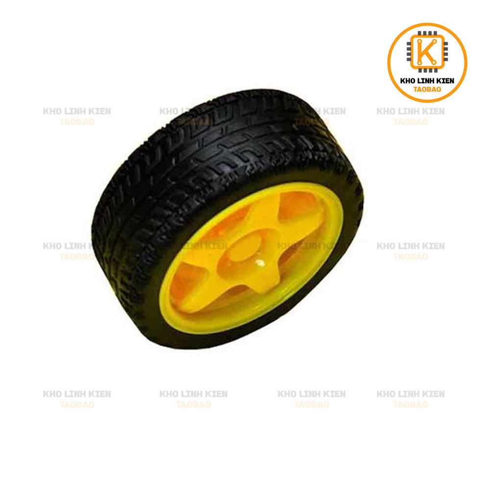 Bánh Xe Robot V1 Màu Vàng Chế Mô Hình Xe