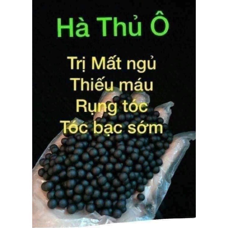 1kg viên hà thủ ô đen tóc bổ máu đẹp da
