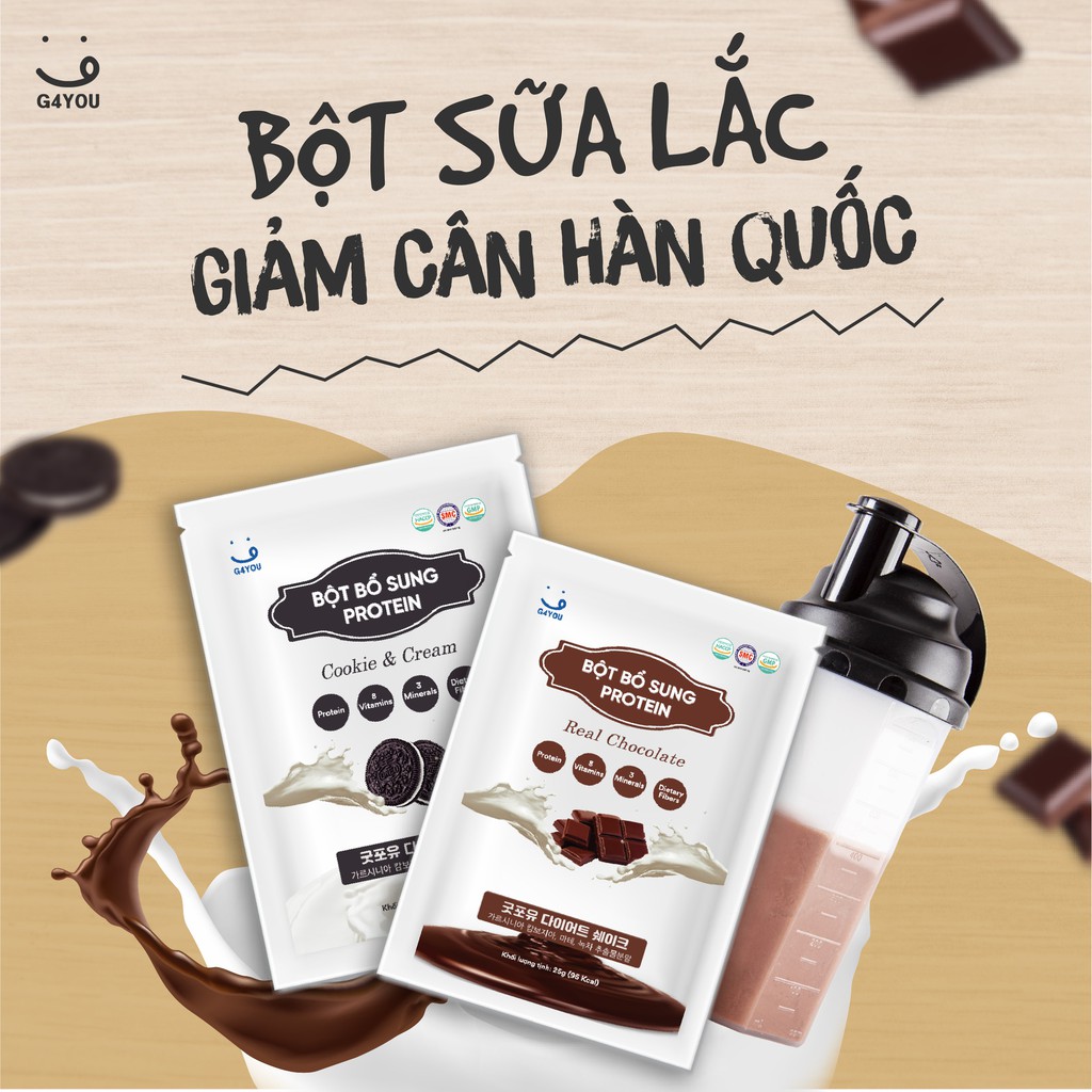 SỮA LẮC GIẢM CÂN - BỔ SUNG PROTEIN 25G