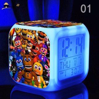 Đồng hồ báo thức để bàn có đèn led cho bé
