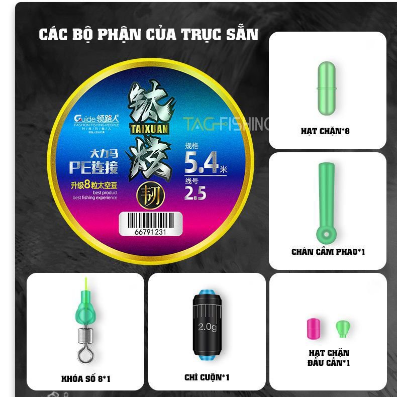 Trục Sẵn Guide TAIXUAN ( 1 Bộ )