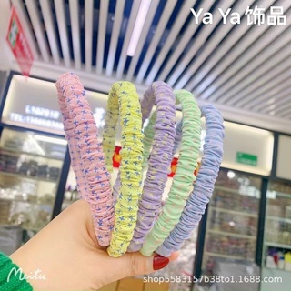 Bờm vải nhún in hình