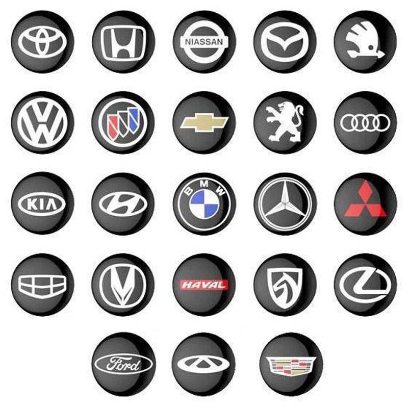 Móc khóa logo xe hơi Chevrolet Skoda