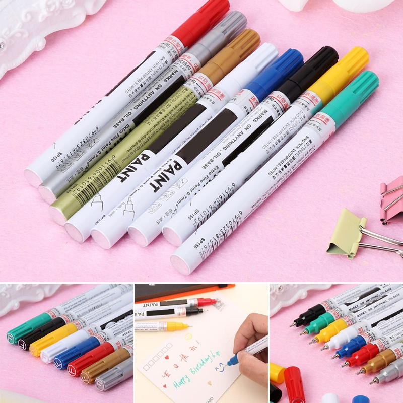 Bút Đánh Dấu Kim Loại Ngòi 0.7mm Thông Dụng Vẽ Tranh Nghệ Thuật DIY