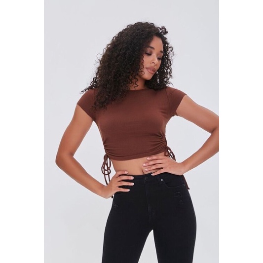 áo F21 croptop cột eo xuất xịn