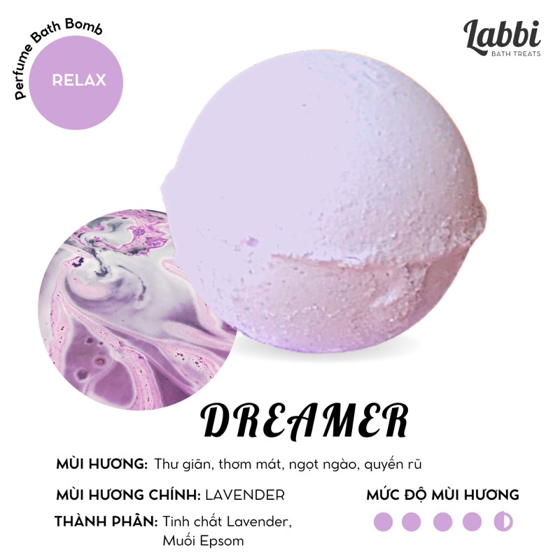 DEAMER [Labbi] Bath bomb / Viên sủi bồn tắm / Bom tắm | BigBuy360 - bigbuy360.vn