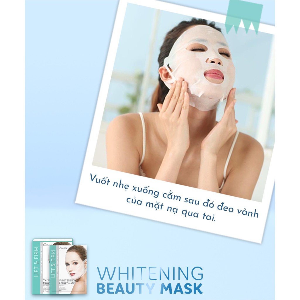 Miếng mặt nạ nâng cơ dưỡng trắng, mặt nạ nâng cơ Cénota chống lão hóa cung cấp độ ẩm cho da mềm mịn | BigBuy360 - bigbuy360.vn