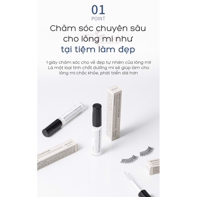 Dưỡng mi chuyên sâu BENTON Honest Eyelash Serum 10ml