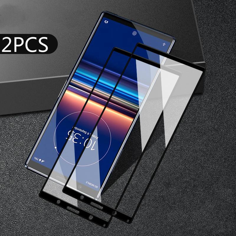 Set 2 Miếng Dán Cường Lực Toàn Màn Hình Dùng Cho Sony Xperia 1 10 Plus Xperia 5 Xperia 1 iii  5 iii 10 iii