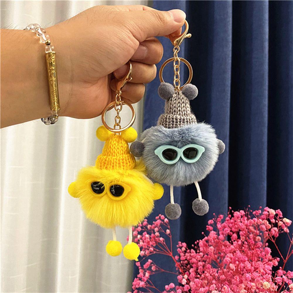 Móc Khóa Búp Bê Nhồi Bông Dễ Thương Nhiều Màu Sắc