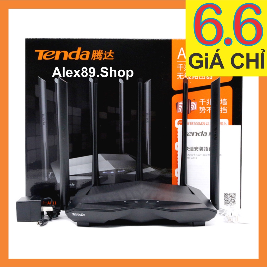 [ENGHLISH VERSION] Tenda AC11 Thiết Bị Phát Wifi Chuẩn 1200M Gaming