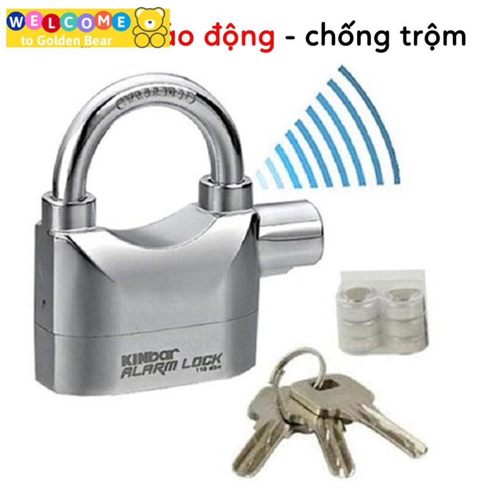 Ổ Khóa Hú Chống Trộm Thông Minh Kinbar Alarm Lock 110 DBA, Siêu Tiện Lợi