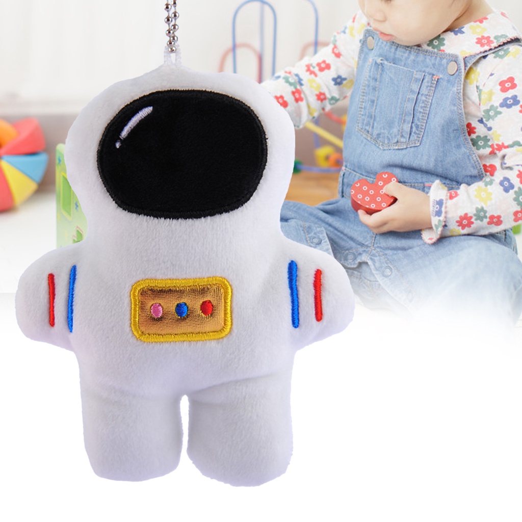 Mặt móc khóa hình phi hành gia nhồi bông đáng yêu