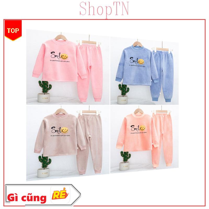 Bộ nhung trẻ em cao cấp hàng quảng châu cho bé 16-28kg