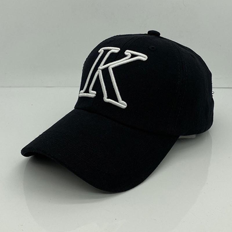 Mũ Lưỡi Trai Thêu Chữ K Phong Cách Retro 10MK