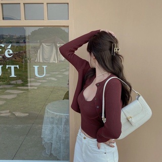 Set Len dệt kim 2 món croptop -ORDER