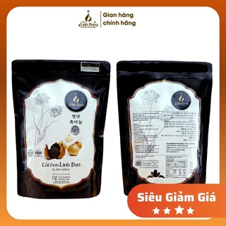 Tỏi Đen Cô Đơn 1 nhánh Linh Đan gói 500gr, sản phẩm premium lên men 60 ngày thơm, ngon, dẻo