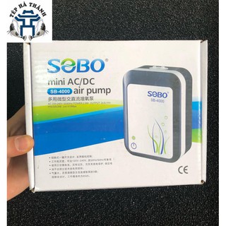 MÁY XỦI OXY TÍCH ĐIỆN HỒ CÁ SOBO SB-4000