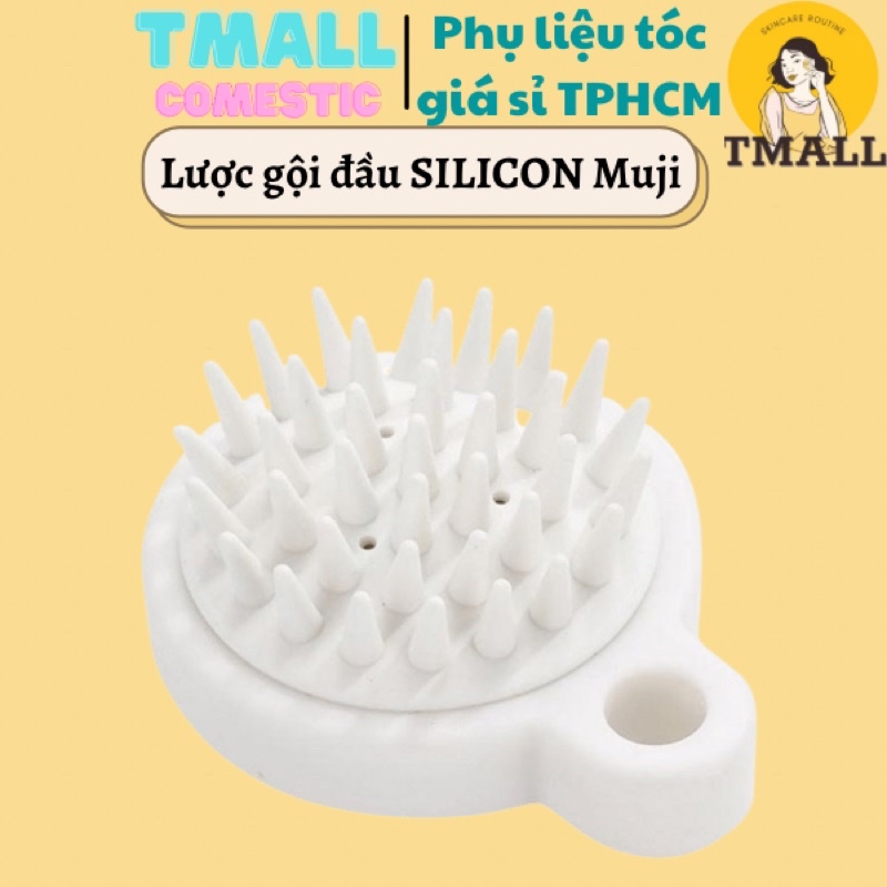 Lược Gội Đầu Muji Xuất Nhật - Massage Đầu Giảm Stress - Ngăn Ngừa Và Kích Thích Mọc Tóc