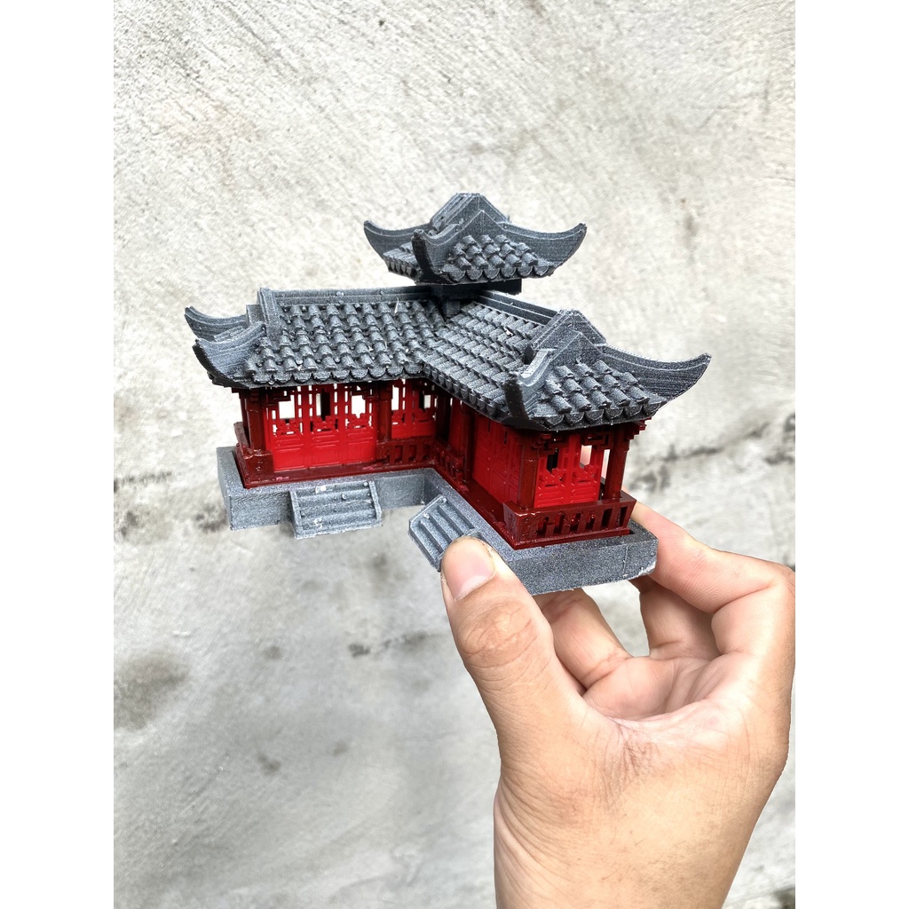 Tiểu cảnh nhà chữ L size to, phụ kiện trang trí, bể cá, thuỷ sinh, sân vườn, hòn non bộ