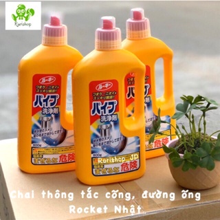 Chai thông tắc cống Rocket Nhật Bản _Thông tắc cống, đường ống.