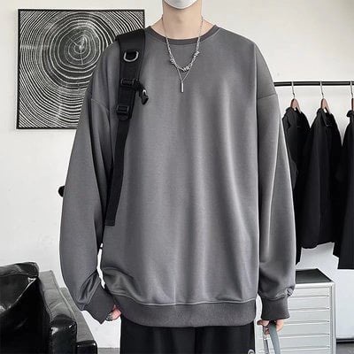 Áo Thun Nam - Áo Nỉ Sweat Unisex Nam Nữ Chất Nỉ Cotton Phong Cách Hàn Quốc - MV shop | BigBuy360 - bigbuy360.vn