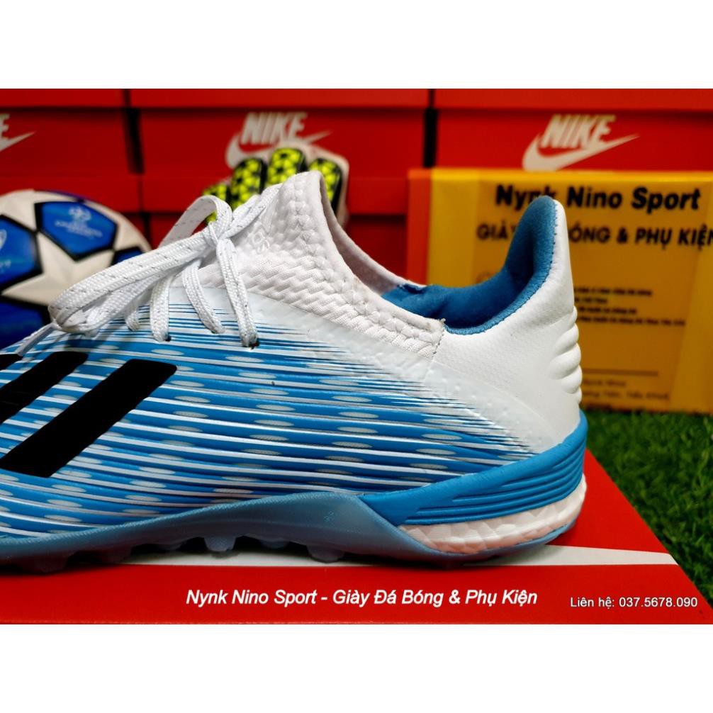 Giày Bóng Đá TQ Adidas X 19.1 Xanh Biển Vạch Đen TF . 2020 new . 2020 ️🥇 . 2020 ' 2020 👟 .