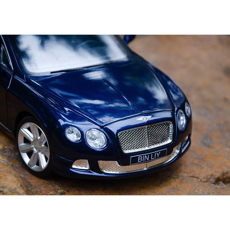 Xe mô hình siêu sang Bentley Continental GT 2 cửa, chất liệu hợp kim, tỉ lệ 1:24