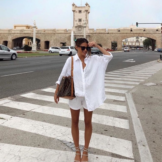 ÁO SƠ MI OVERSIZE VẢI LINEN