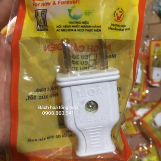 Phích cắm điện Lioa chân tròn 4 Ly
