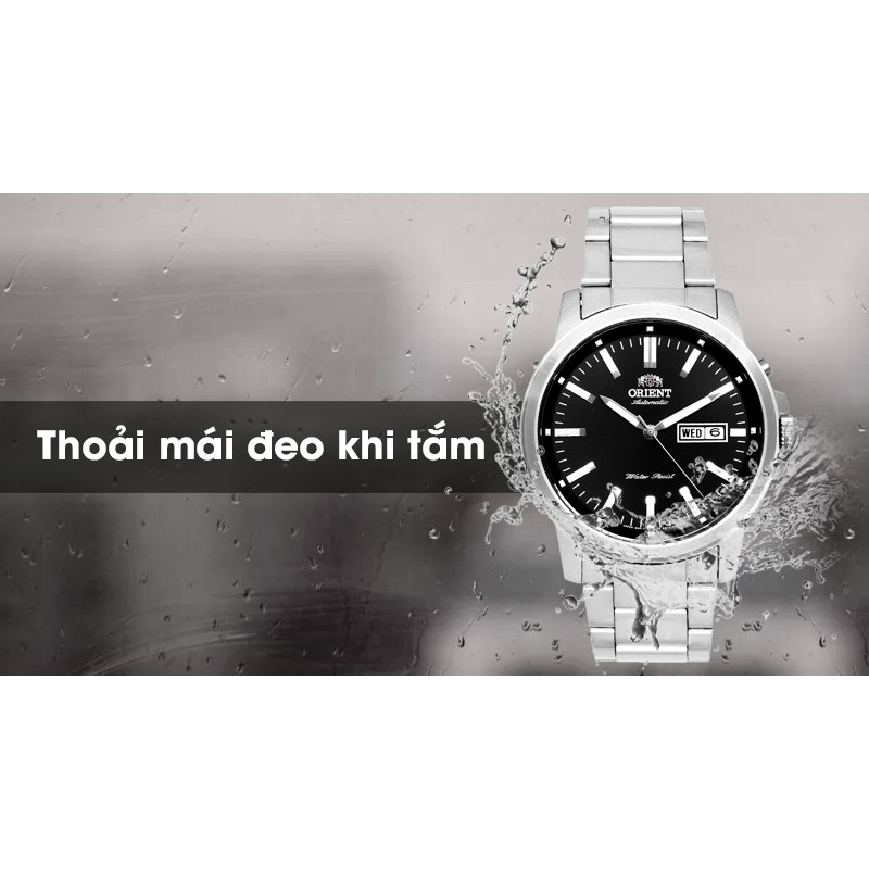 Đồng hồ Nam Chính Hãng Orient FEM7J003B9 , Automatic , Dây thép