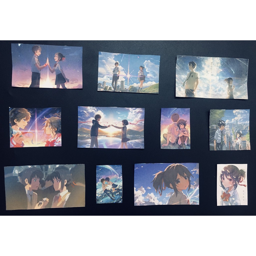 Bộ hình dán - sticker anime Your Name - Kimi no Na wa