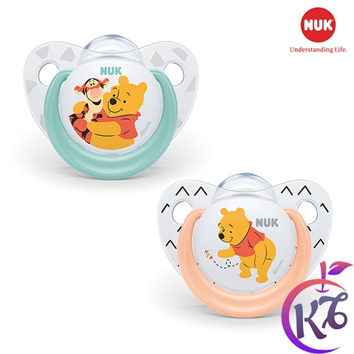 Bộ 2 ty ngậm Silicone NUK Sleeptime Disney cho bé 0 - 18 tháng tháng (2 cái/hộp) - ti giả cho trẻ sơ sinh