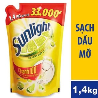 Nước rửa chén Sunlight Chanh túi 1.4kg