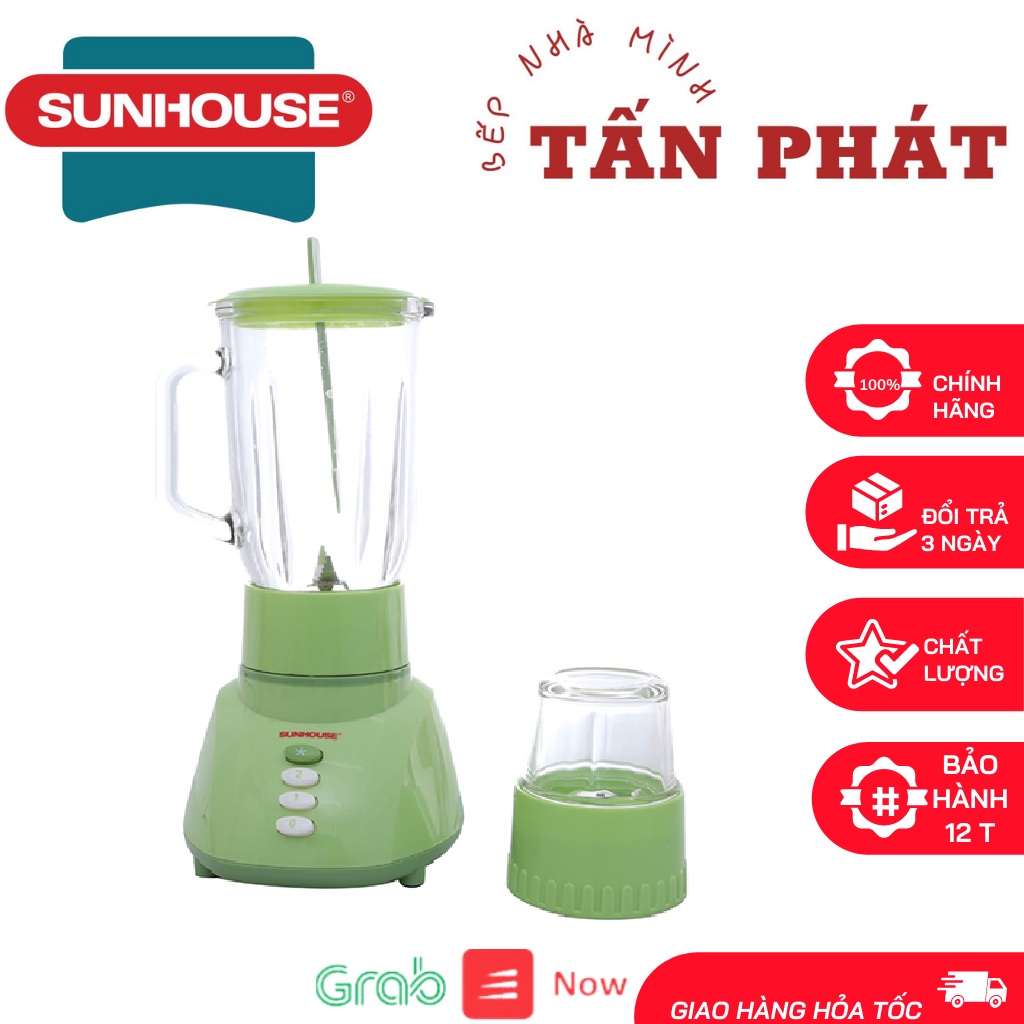 Máy xay sinh tố 2 cối Sunhouse chính hãng