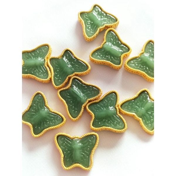 Charm Nepal mộng điệp uyên ương kết đôi hạnh phúc mic chuỗi, vòng trầm ý nghĩa tạo nhấn đẹp