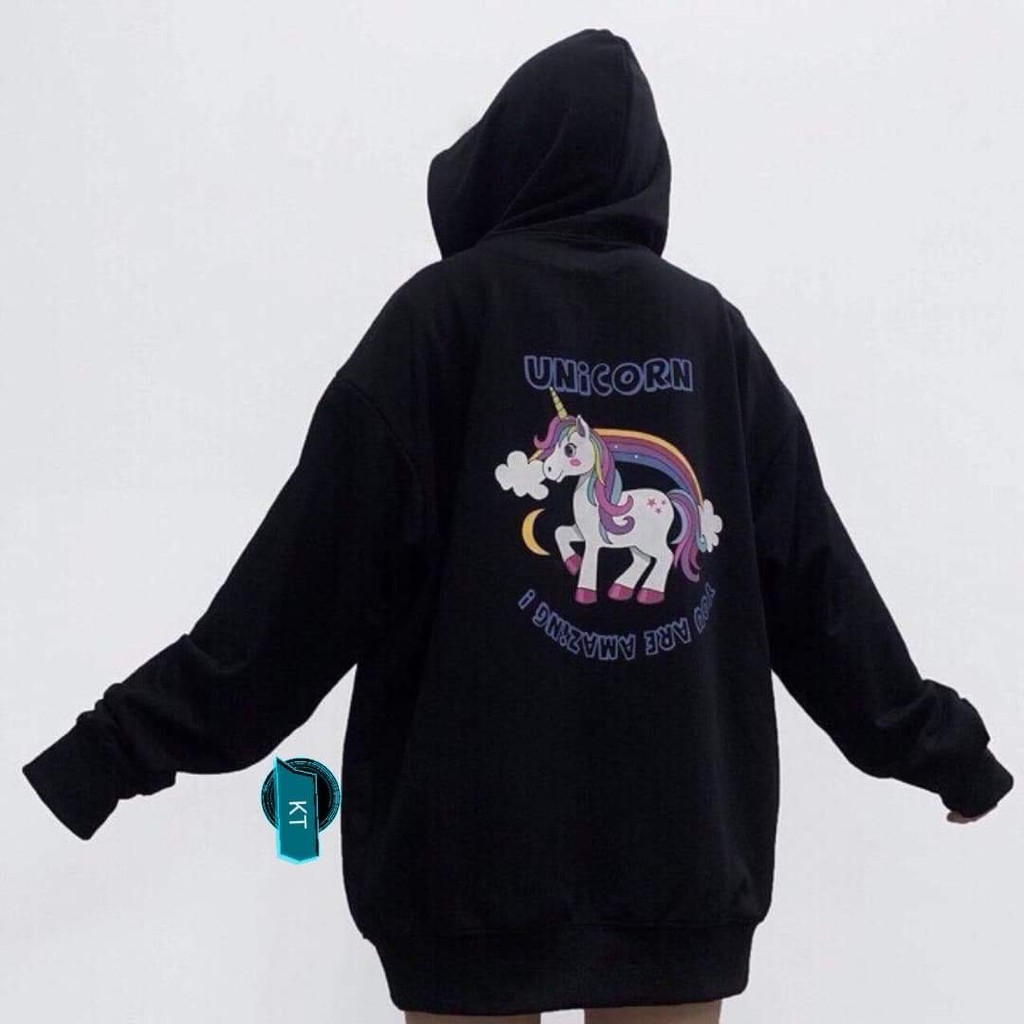Áo hoodie ngựa 1 sừng KTH1119