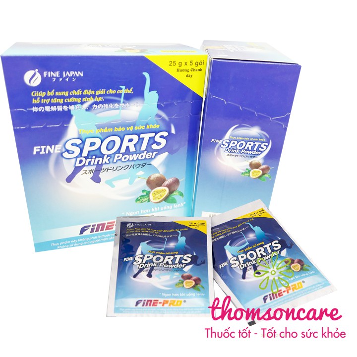 Sports Drink nước bổ sung điện giải, thêm khoáng Ion Công nghệ Nhật Bản, dùng sau chơi thể thao, sốt, mất nước