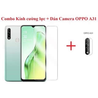 Combo Kính cường lực OPPO A31 2020 + Dán bảo vệ camera OPPO A31 2020