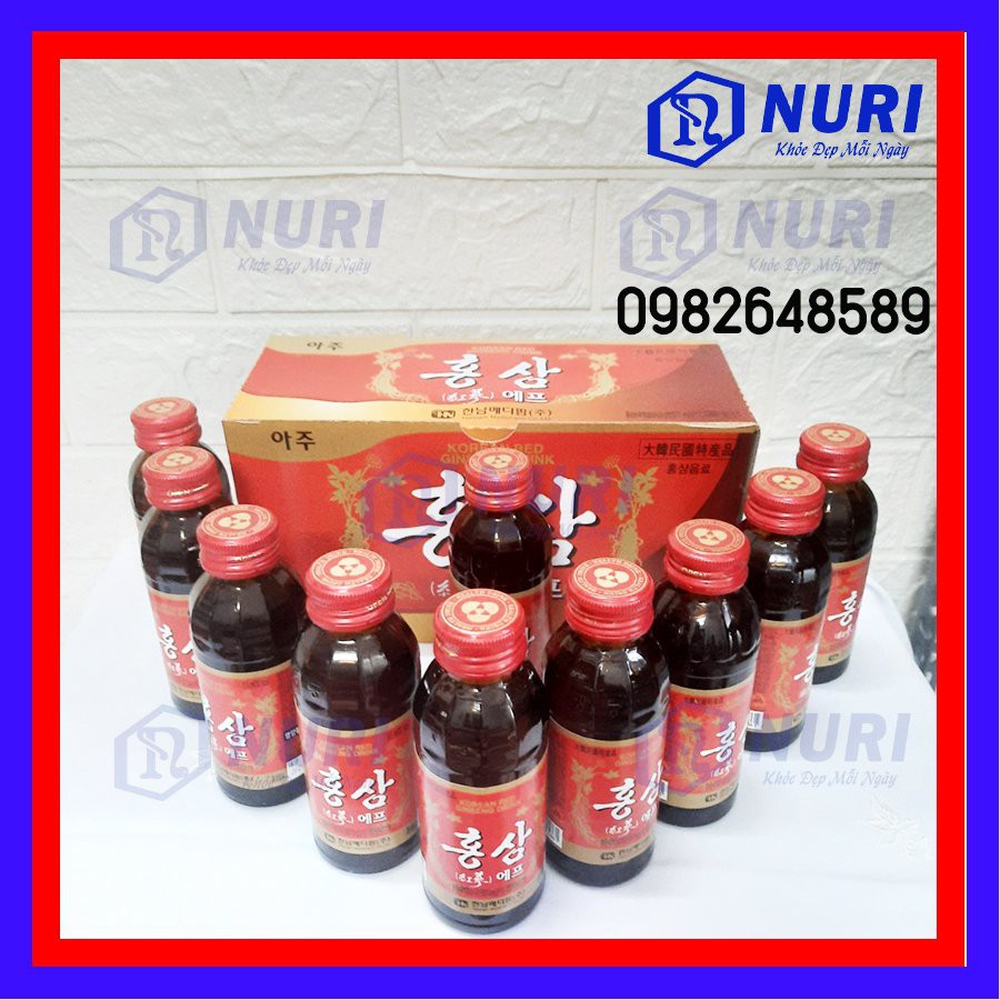 Nước Hồng Sâm Samsung Hàn Quốc, Hộp 10 Chai