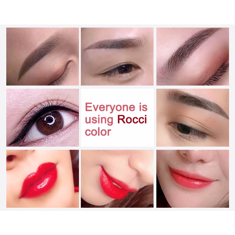 Mực xăm môi/ phun mí/ lông mày trang điểm 5ml tiện lợi