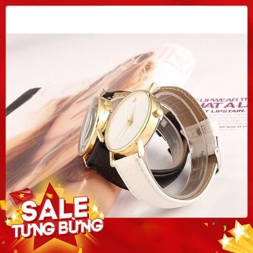 đồng hồ thời trang nam nữ không số GO17 -Hàng nhập khẩu